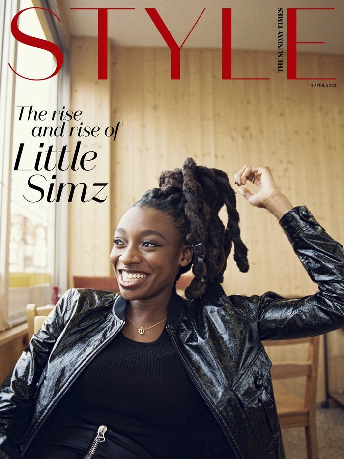 Cover of The Sunday Times STYLE magazine featuring Little Simz.